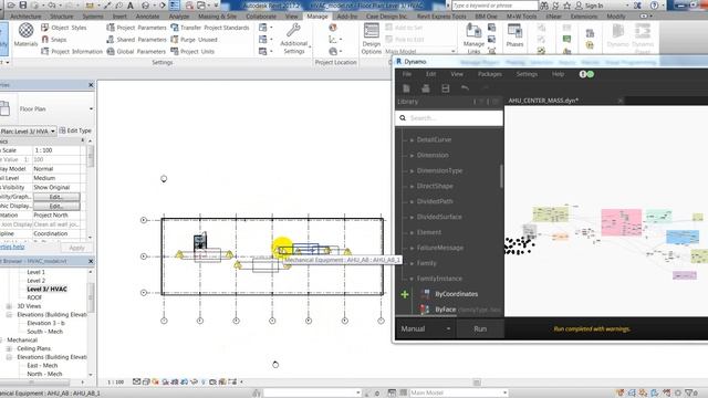 HVAC CORE#10 Dynamo Revit Центр масс. Генерация вентустановок смотреть онлайн