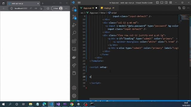 Web API C# | ASP.NET Core 7.0 | Aula 11 | FrontEnd | VueJs смотреть онлайн