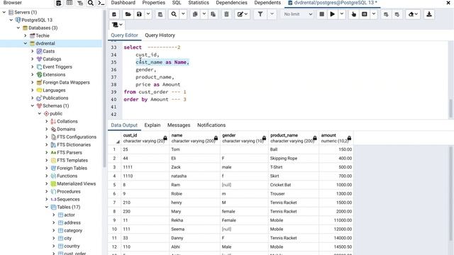 SQL-Order By - Part -3-Using Alias Name, Sorting Expression, Column Number, Practical, Assignment смотреть онлайн