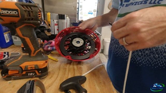Honda GX390 Pull Cord Repair