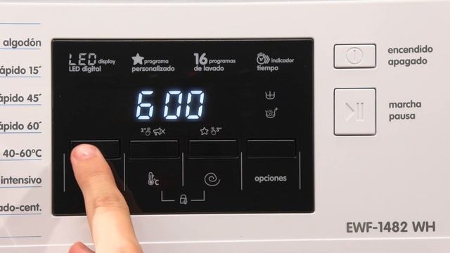Edesa EWF1481WH - Lavadora blanca de carga frontal, 8kg, 1400 rpm y Clase E. смотреть онлайн