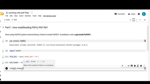 Extract text from PDFs in Python using PyPDF2 : A Step-by-Step Guide- Part 01| Reading PDFs смотреть онлайн