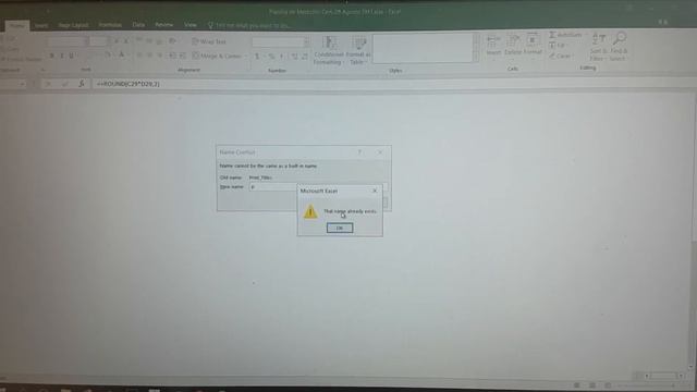 Excel naming conflict смотреть онлайн