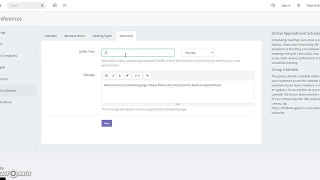 Setting up Appointment Scheduler - Agile CRM смотреть онлайн