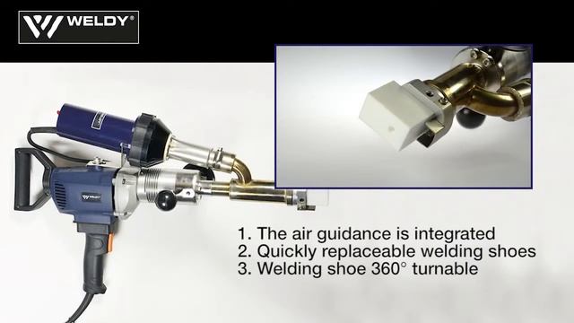 Ручной сварочный экструдер WELDY BOOSTER EX2 смотреть онлайн