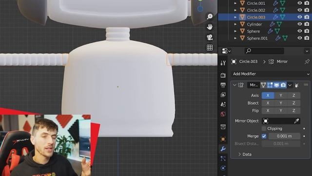 Create a 3D Robot in 15 Minutes | Blender Tutorial смотреть онлайн