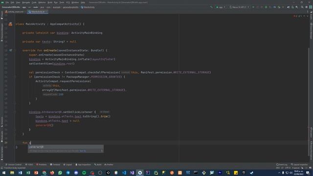 Generar QR usando librería QRGenerator con Kotlin y Android Studio смотреть онлайн