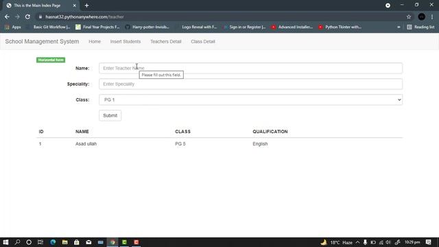 School Management System | Flask | Mini project | 2021 смотреть онлайн