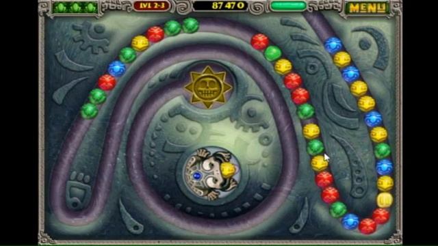 Zuma Deluxe - Stage 2 : Temple of Zukulkan - Adventure Mode смотреть онлайн