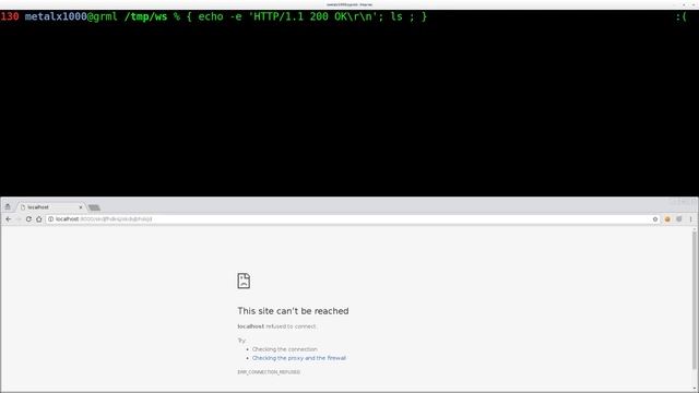 Netcat Webserver Tutorial 2 Serving File and Command Output смотреть онлайн