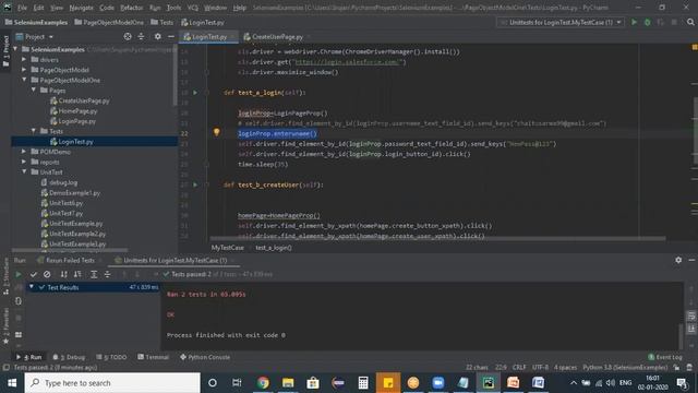 Page factory model with example || Selenium Python for Beginners смотреть онлайн