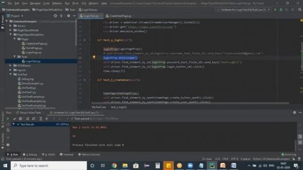 Page factory model with example || Selenium Python for Beginners