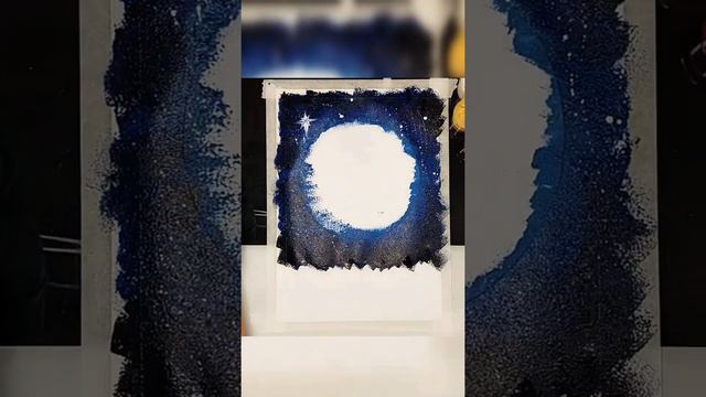 Рисуем сказочную луну гуашью 🖌 #рисуем_просто смотреть онлайн