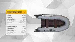ОБЗОР НАДУВНОЙ МОТОРНОЙ ЛОДКИ ЛОЦМАН М-290 ЖС
