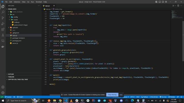 Convert Image to ASCII Art (Nodejs & Python) смотреть онлайн