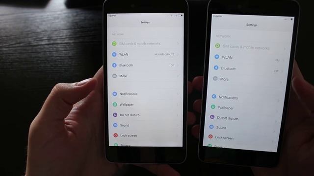 Сравнение Xiaomi Redmi Note 2 FDD vs GSM смотреть онлайн
