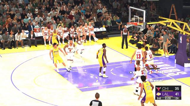 NBA 2K23 Online - 01 Lakers vs Bulls HD Kobe drops 38 Full Game Highlights смотреть онлайн