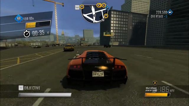 Driver San Francisco Gameplay - Stay above 135mph for 60 seconds (Speed Dare) смотреть онлайн