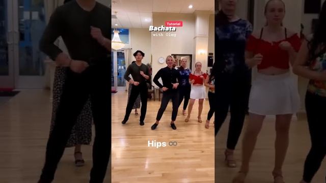 How to dance Bachata simple solo choreography? - Easy step-by-step tutorial by Oleg Astakhov смотреть онлайн
