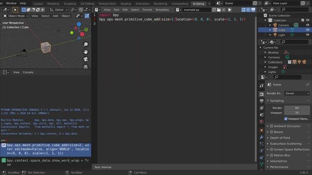 Make staircase in blender using python смотреть онлайн