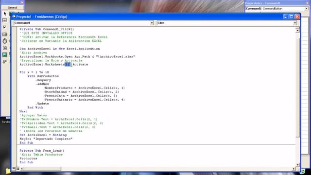 Taller Visual Basic 6.0 - Vt23: Importar de Excel a Access con Visual Basic 6 смотреть онлайн