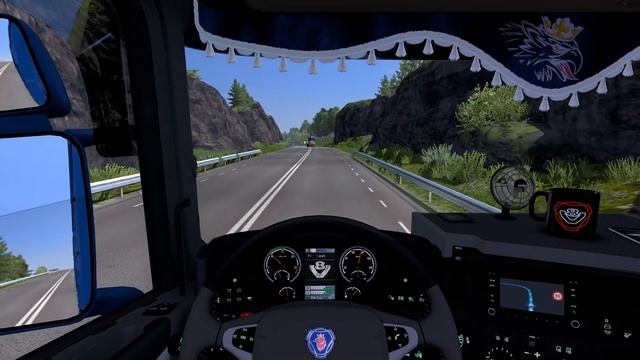 ETS2 1.38 | SCANIA R730 V8 Open Pipe | Växjö - Stockholm смотреть онлайн