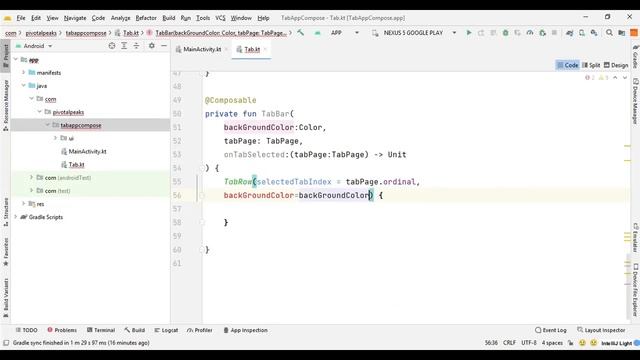 Creating a TabBar Layout in Jetpack Compose смотреть онлайн