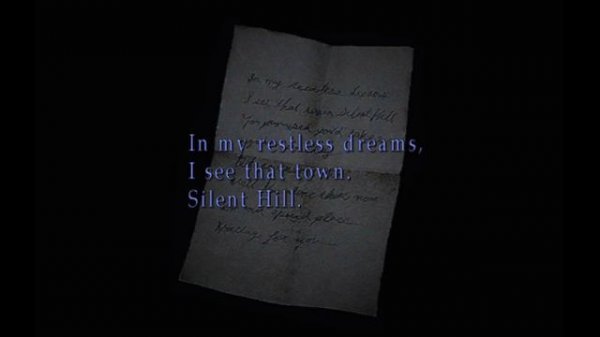 In my restless dreams, I see that town. Silent Hill.