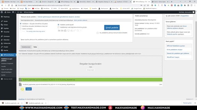 WPvivid Backup Plugin - ? Web Alanına Taşıma ?- Wordpress - 2023 смотреть онлайн