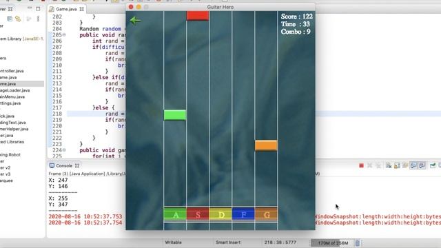 Guitar Hero Made In Java смотреть онлайн