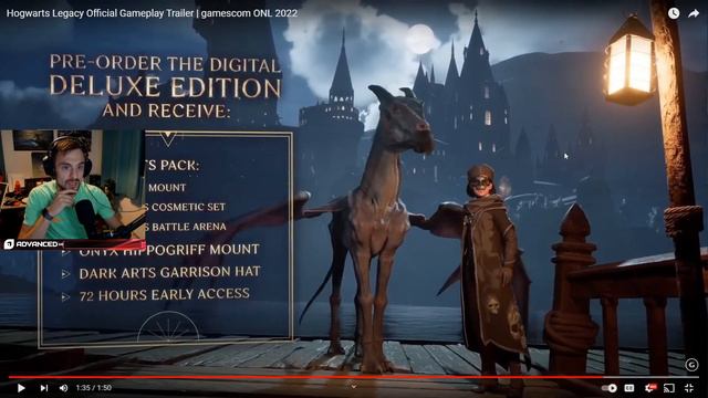 Hogwarts Legacy - This NEW Trailer Looks Amazing! Exclusive Gameplay?! смотреть онлайн