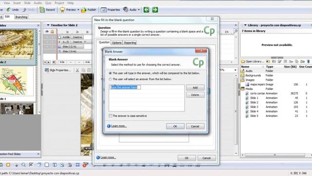 Llenar espacios en blanco Fill in the Blank captivate 3 смотреть онлайн