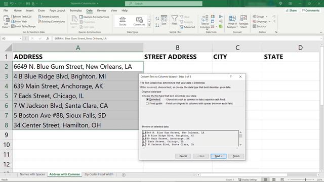 How to Separate Columns in Excel | 3 Examples Using Delimiters and Fixed Width смотреть онлайн