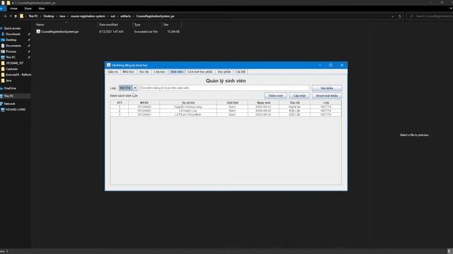 Course Registration System | Java Swing - Hibernate - PostgreSQL смотреть онлайн