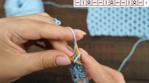 Двухсторонний узор – сетка спицами ?