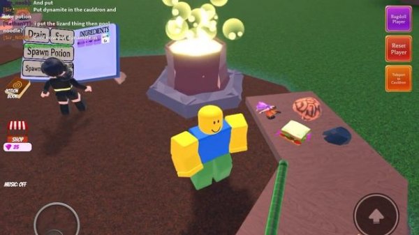 How to make a server breaking potion in wacky wizards (PATCHED)