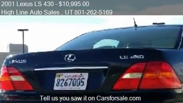 2001 Lexus LS 430 Sedan For Sale In Salt Lake City, UT 84107