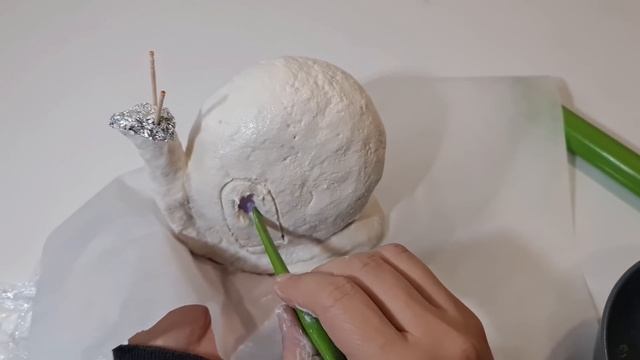 DIY Snail Fairy House Lamp - Air Dry Clay Craft - Gift Ideas смотреть онлайн