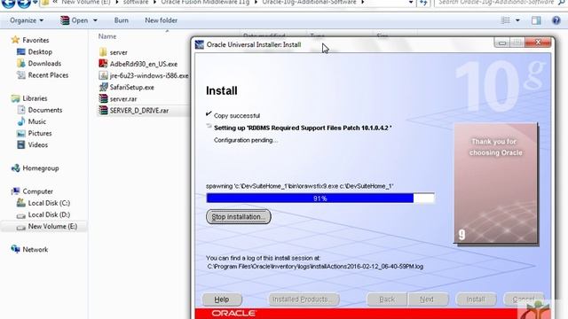 Oracle Tutorial Bangla- Install Oracle Dev Suite 10g In Windows. смотреть онлайн