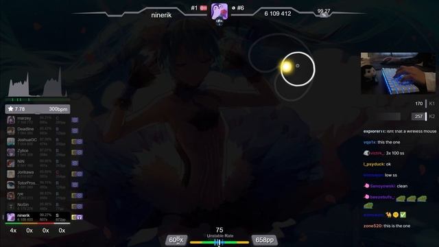 ? 8.9⭐ ninerik | xi - Ascension to Heaven [Extra] +HDNC 98.61% (#1 908pp FC) - osu! смотреть онлайн