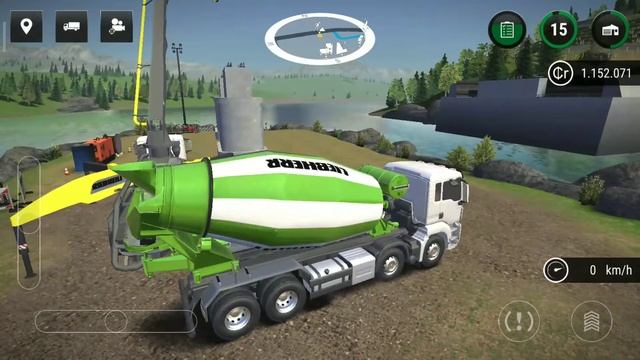 Construction Simulator 3 (ConSim 3). Как правильно и быстро залить мостовые опоры бетоном.