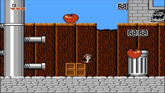 Chip 'N Dale: Rescue Rangers NES 1990 - Video Game Emulation смотреть онлайн