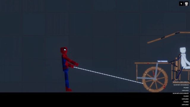 Spiderman Saves People From Freezing The Sea in People Playground (1) смотреть онлайн
