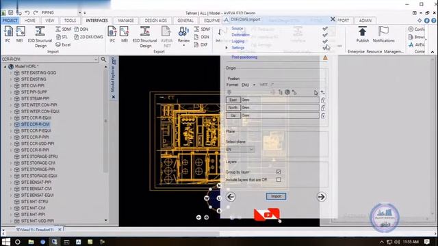How to Import Dxf Dwg to AVEVA E3D смотреть онлайн