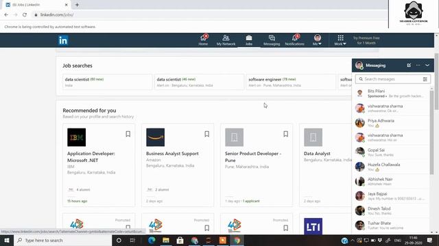 LinkedIn Jobs Scrapping with Python & Selenium explained. смотреть онлайн