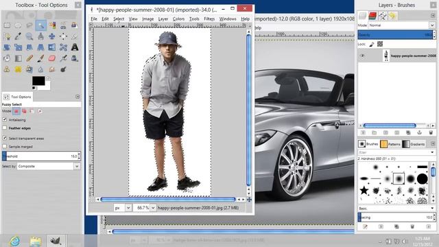 How to Superimpose Pictures in GIMP смотреть онлайн