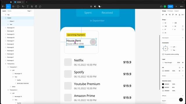 Design Banking App in Figma | Expense Manager | Design with Akhil | Akhil's Playbook смотреть онлайн