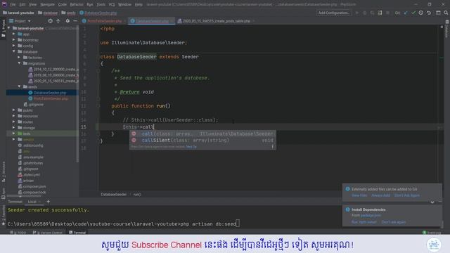 #6 Database Seeder in Laravel | Laravel From Scratch смотреть онлайн