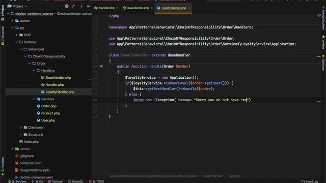 19. Behavioral Patterns: Chain of Responsibility Design Pattern смотреть онлайн