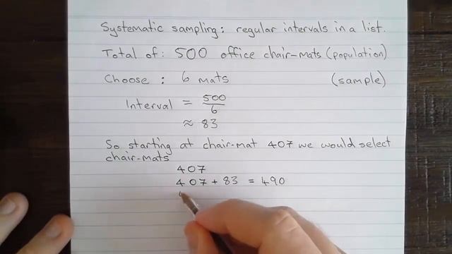Systematic sampling - small-scale смотреть онлайн